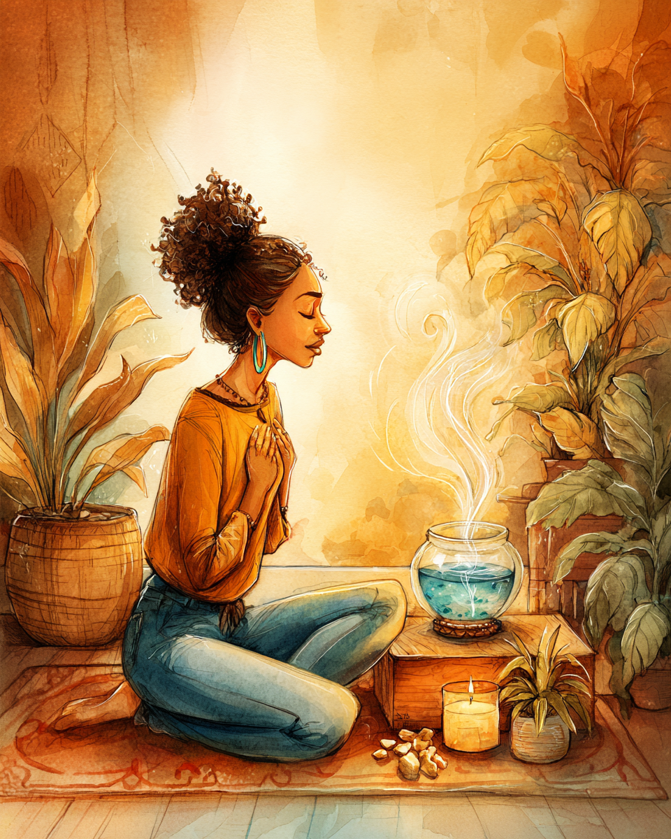 After a water ceremony — integration and lightness