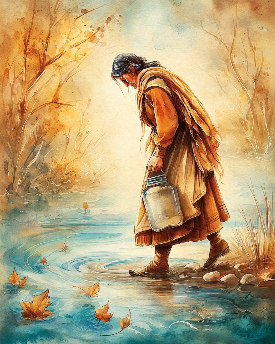 Preparing for a water ceremony in Sedona